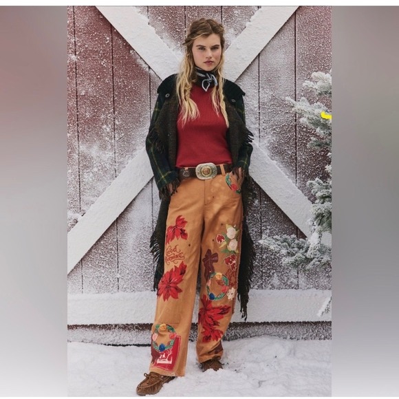 We The Free Bright Time Craft Pants Sz 10 New NWT cotton - Picture 4 of 16